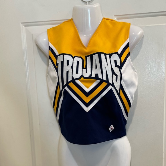 Vintage Trojans cheerleading cheerleader inform top S/M - Picture 11 of 11